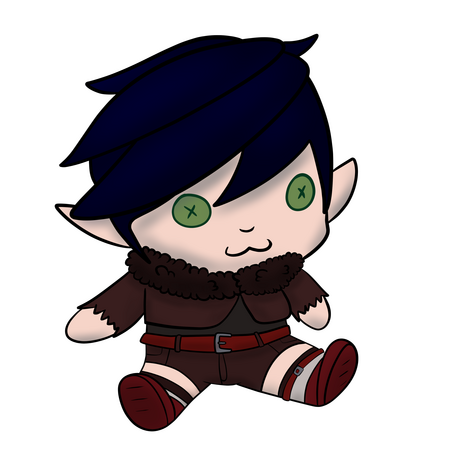 Cleric Plushie commissioned by Ppanty Pprincess