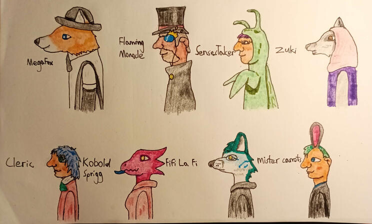 VTuber Friends by Cougarpaw